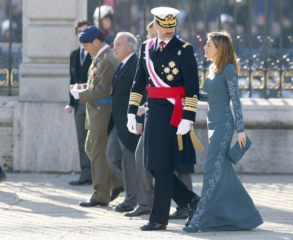 Don Felipe y doña Letizia fueron los encargados este año de presidir la celebración de la Pascua Militar
