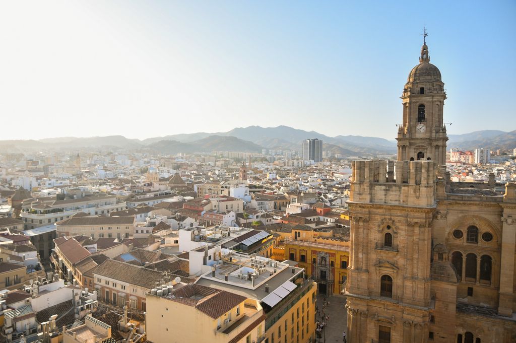 Vista de la ciudad de Málaga