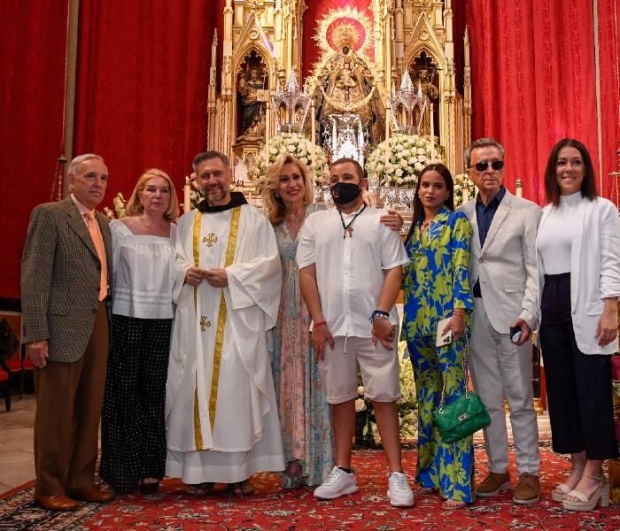 La familia Mohedano-Jurado en el 'Rocío'