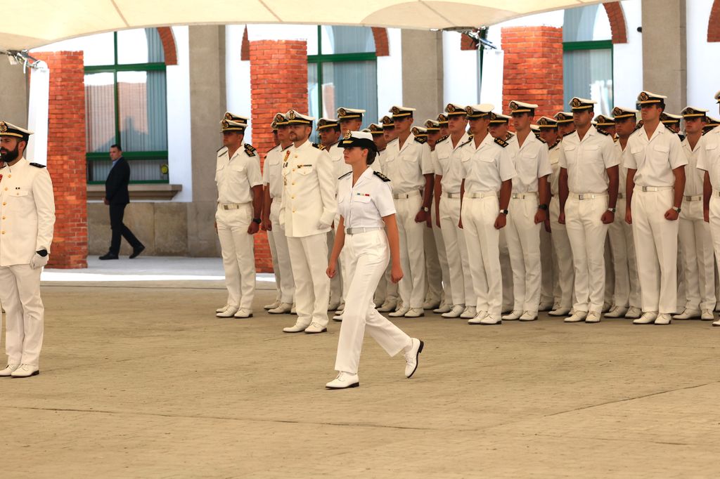 Leonor en la Escuela Naval de Marín