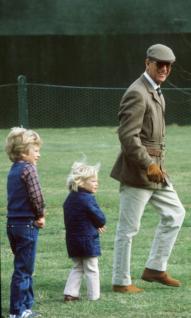 prince philip zara tindall and peter phillips