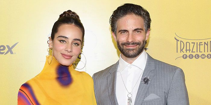 Esmeralda Pimentel junto a su ex pareja Osvaldo Benavides 