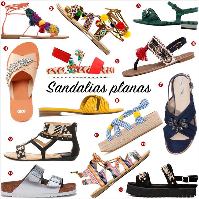 'Shopping' de sandalias planas