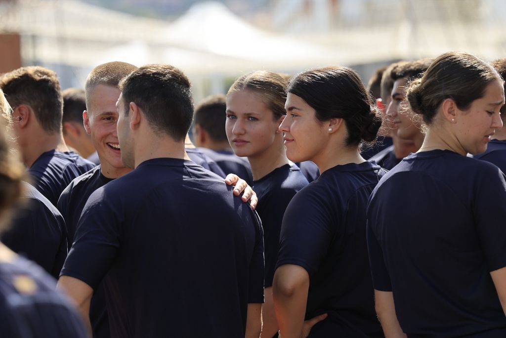 Leonor en la Escuela Naval de Marín