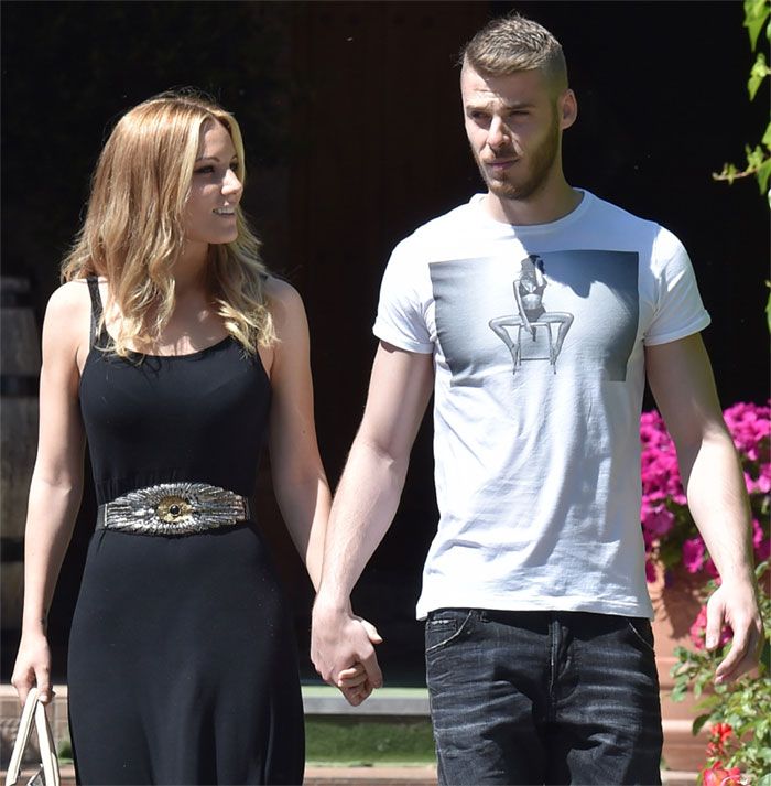 Edurne y David de Gea