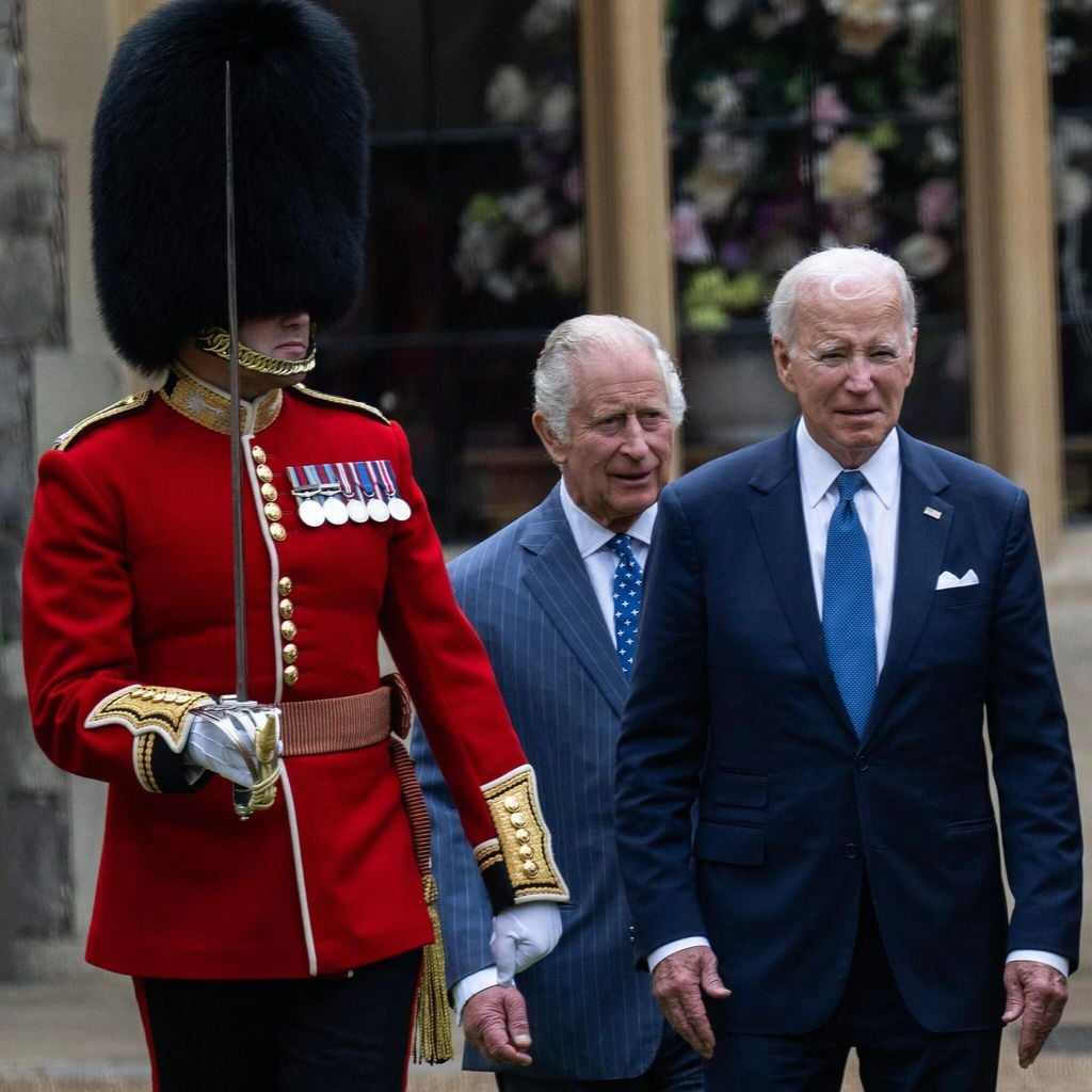 King Charles III welcomed President Joe Biden to Windsor Castle on July 10