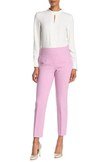 looks en pastel para el verano tarera wool blend trousers de boss