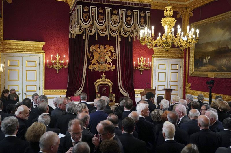 Salón del trono del Palacio de St. James