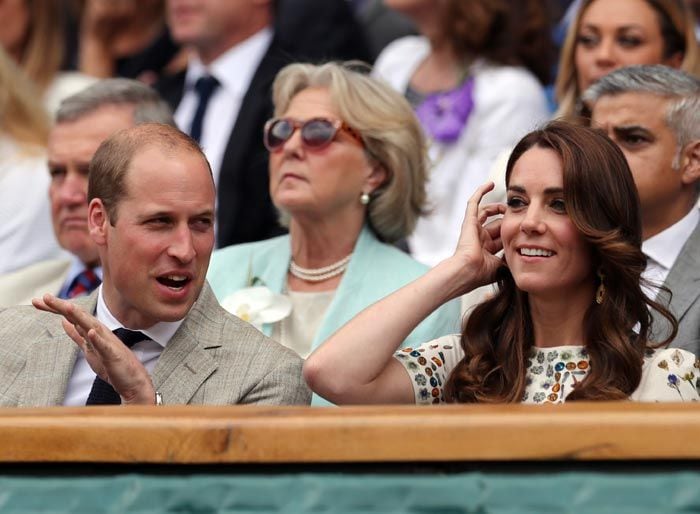 Para Andy Murray la presencia de los Duques de Cambridge en la final de Wimbledon era el "amuleto de buena suerte" que le impulsaría a la victoria, como bromeó durante su posterior encuentro con la pareja real
