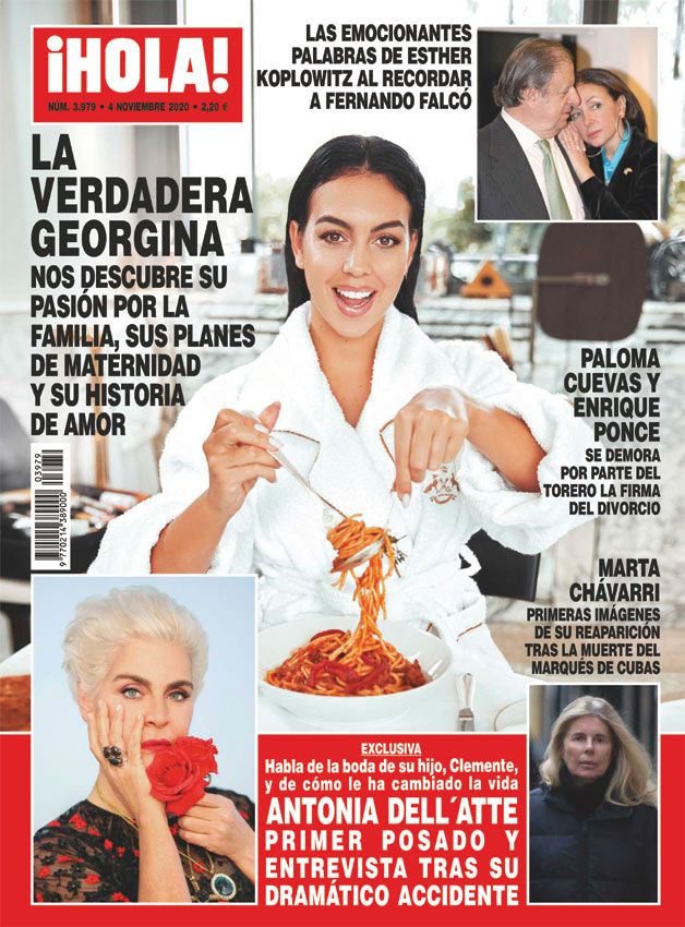 Georgina Rodríguez en la portada de ¡HOLA!