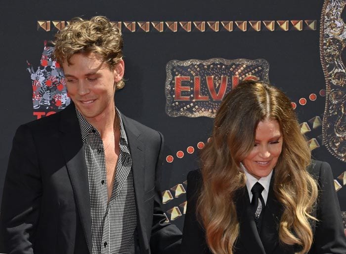 Austin Butler y Lisa Marie Presley