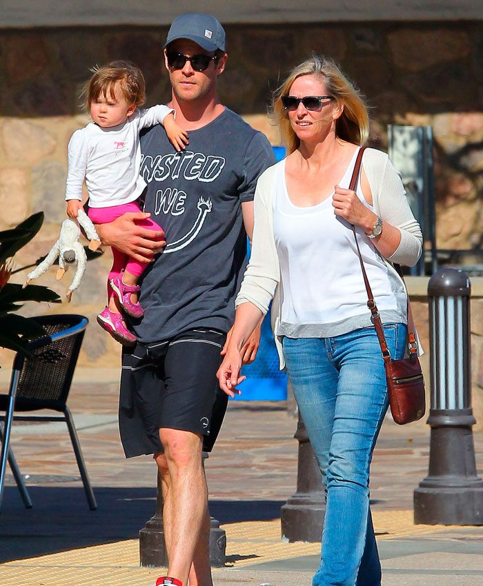 Chris Hemsworth y su madre, Leonie