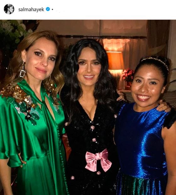 Salma Hayek. Marina de Tavira y Yalitza Aparicio