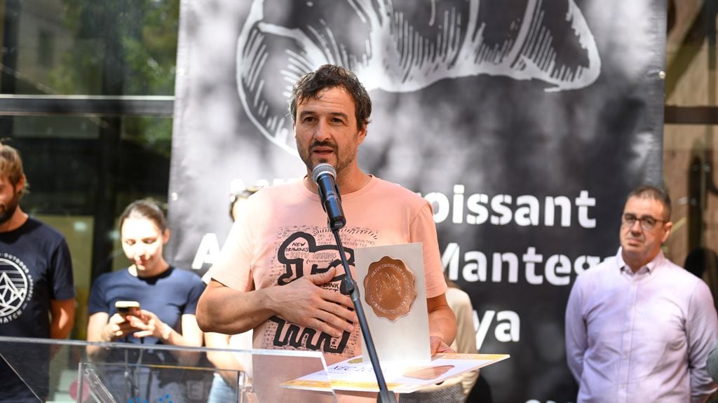 Andreu Sayó, de la pastelería Brunells, ganador del 'Premio al mejor croissant de mantequilla 2024'