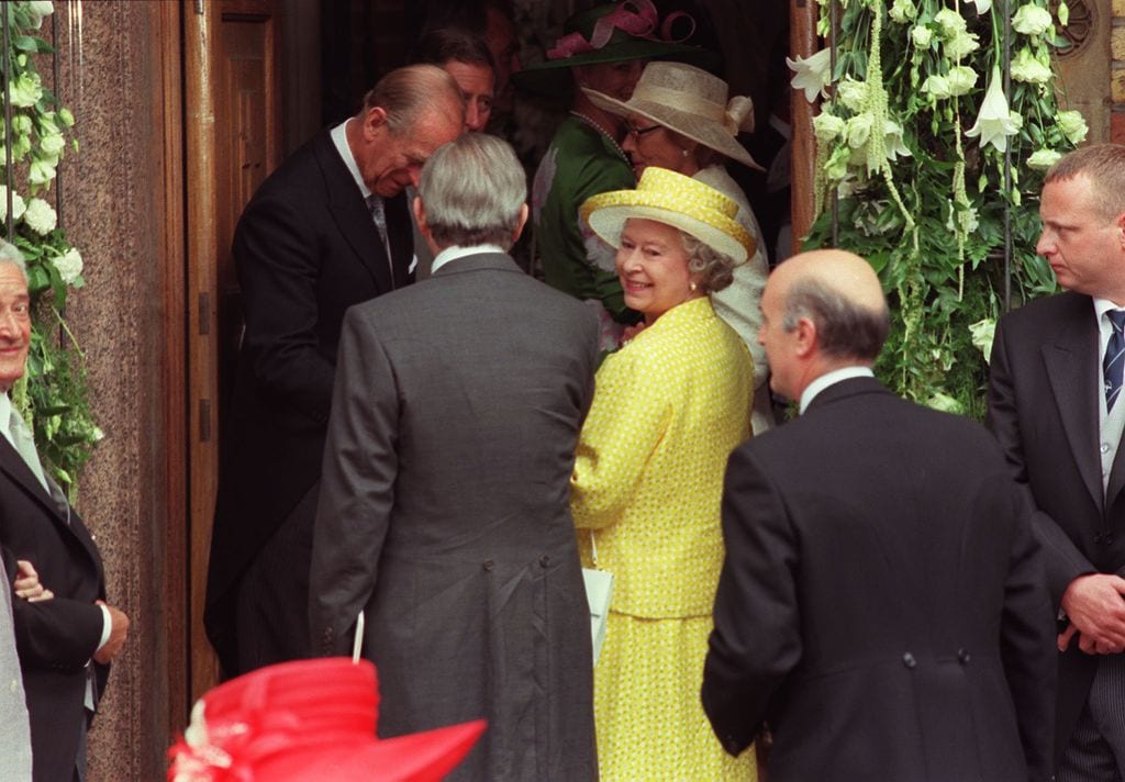 Isabel II en la boda de Alexia de Grecia