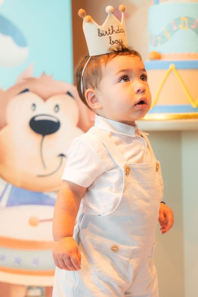 Lorenzo, hijo de Daniela Ospina y Gabriel Coronel