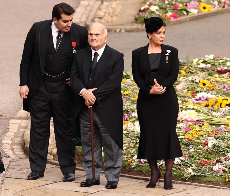 La princesa Haya en el funeral de Isabel II 