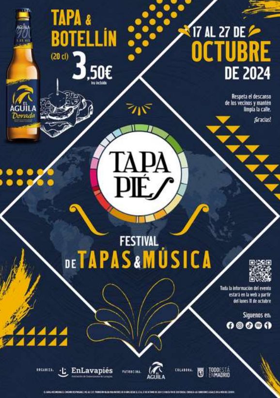 Cartel de la presente edición de 'Tapapiés'