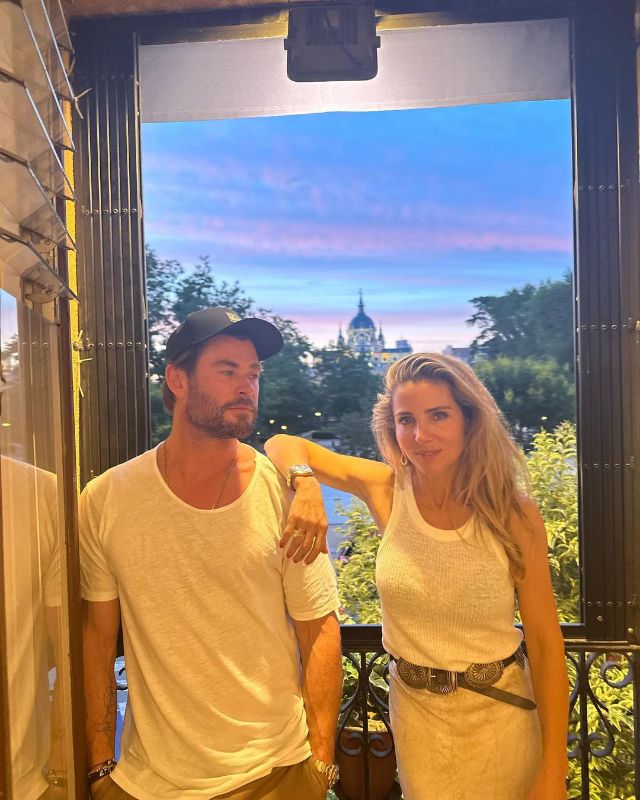 Elsa Pataky y Chris Hemsworth 