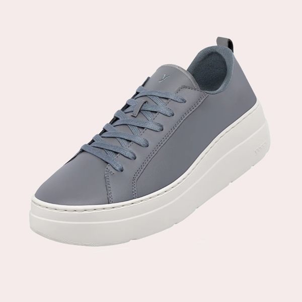 zapatillas gris plataforma