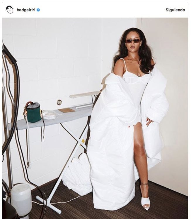 Rihanna look oversize Instagram