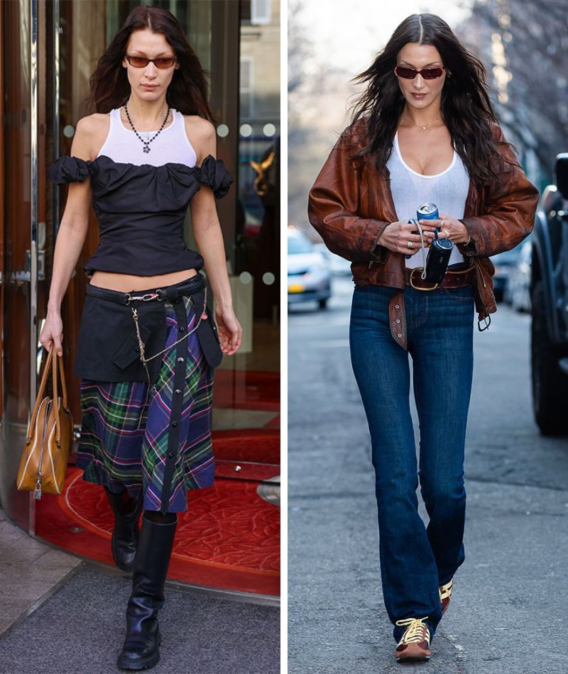 Los looks 'cowgirl' de Bella Hadid