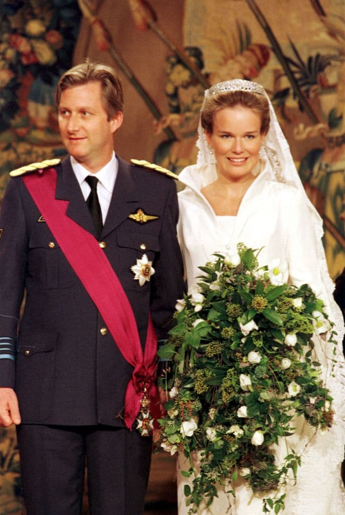 Boda de Matilde y Felipe de Bélgica ramo de novia