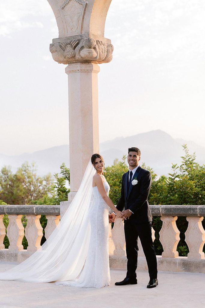 Boda de Sandra Garal y Marco Asensio en Mallorca el pasado julio de 2023