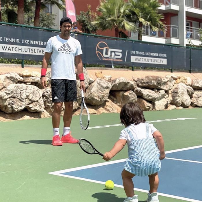 fernando verdasco y su hijo Miguel