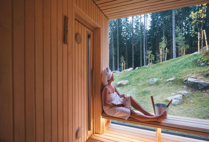 sauna relajante