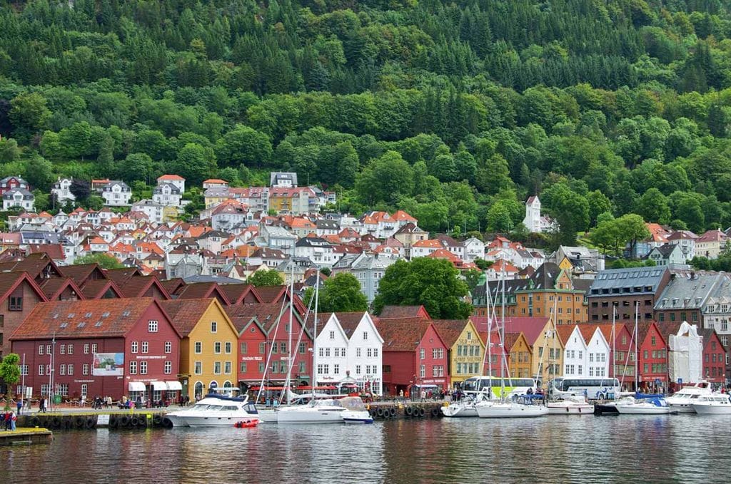 a Bryggen the old wharf of Berge