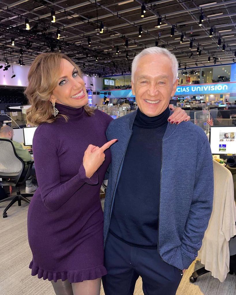 Lili Estefan y Jorge Ramos