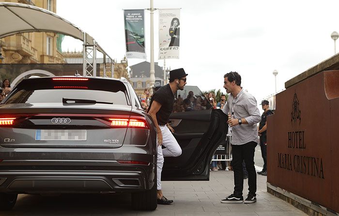 La llegada de Mario Casas al Festival