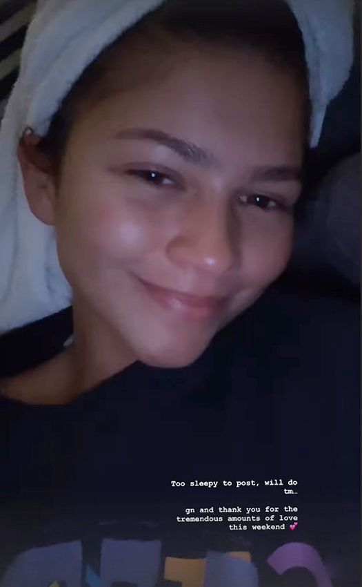 Zendaya se muestra sin maquillaje