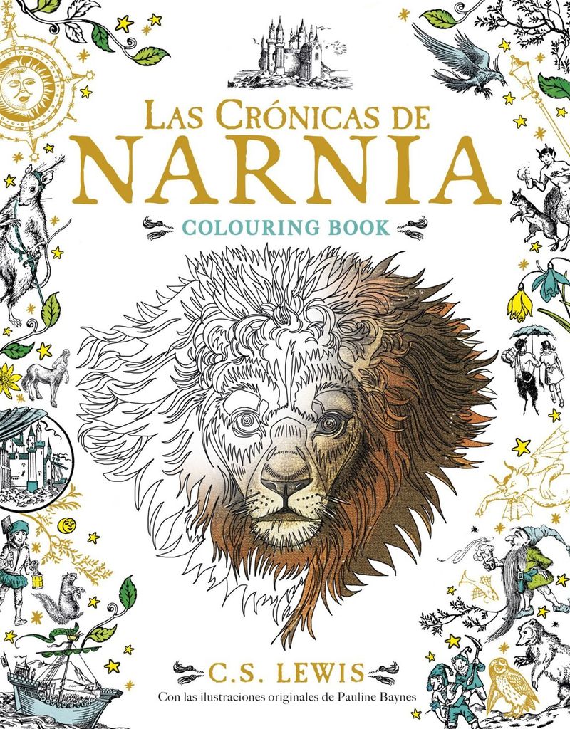 las cr nicas de narnia colouring book de c s lewis destino 