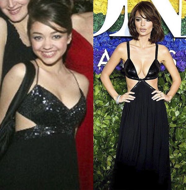 sarah-hyland-emily-ratajkowski-vestido