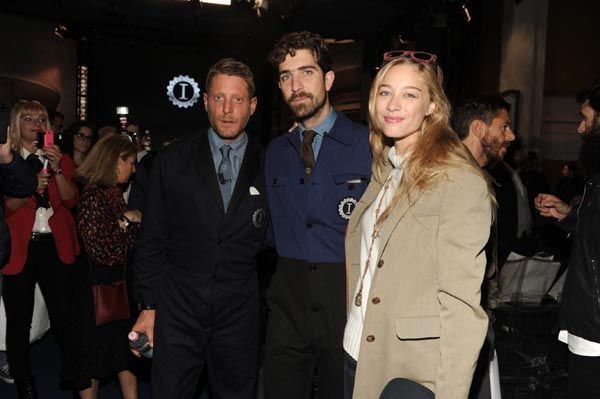 Beatrice estuvo junto a su hermano Carlo y Lapo Elkann, que son quienes han puesto en marcha este original taller para customizar coches
