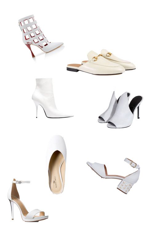 los mejores modelos de zapatos en blanco