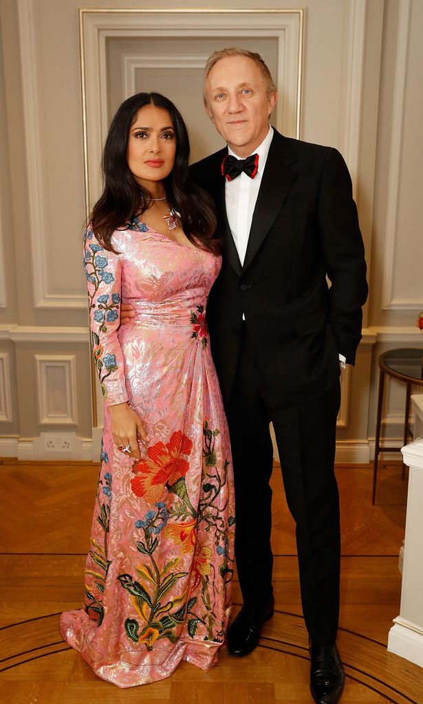 Salma Hayek Pinault and Francois-Henri Pinault