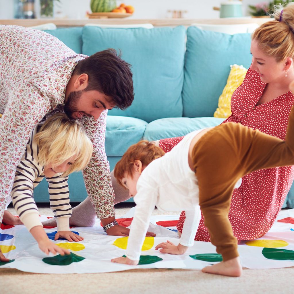 un divertido twister casero