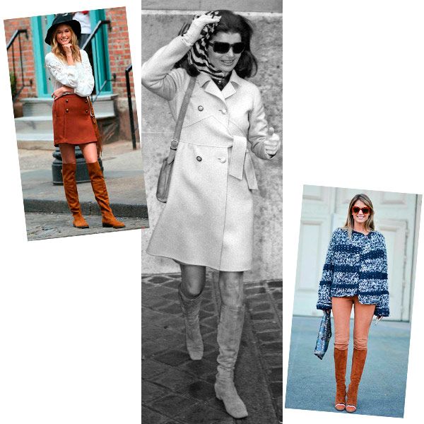 Jackie Kennedy y las botas a la rodilla.
