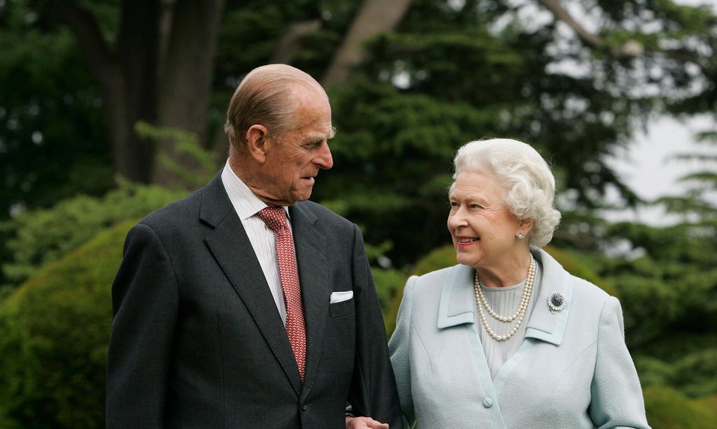 La reina Isabel y su esposo, el príncipe Felipe