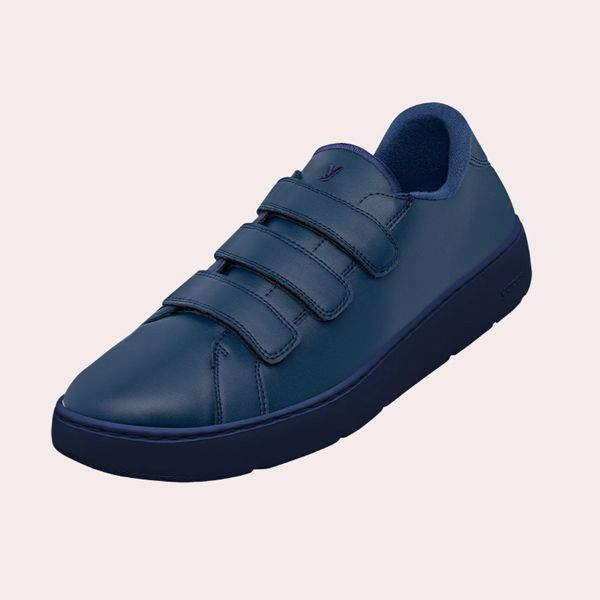 zapatillas azules velcro