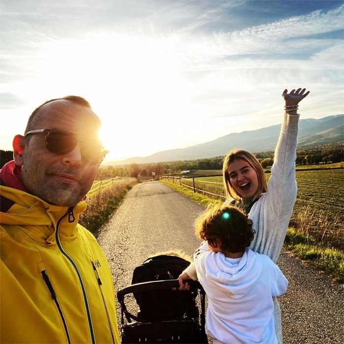 Risto Mejide y Laura Escanes con su hija Roma