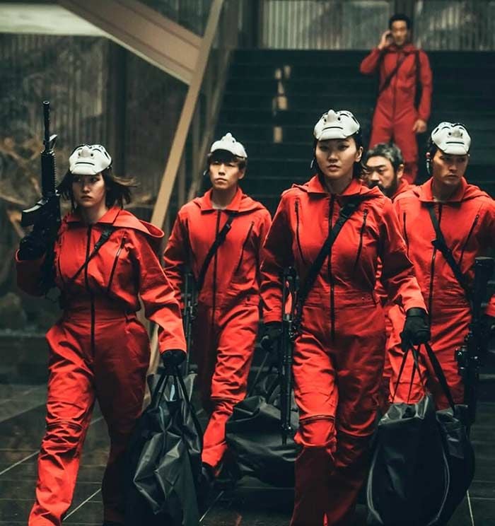 'La casa de papel' ha tenido un remake hace poco en Corea del Sur.