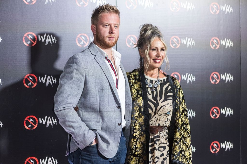 MADRID, SPAIN - OCTOBER 09: Pedro Luis Llorente and Miriam DÃ­az-Aroca attend to the premiere of the third anniversary of the show Wah on October 09, 2024 in Madrid, Spain.  (Photo by David Benito/Getty Images)