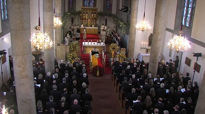 Funeral de Marie de Liechtenstein