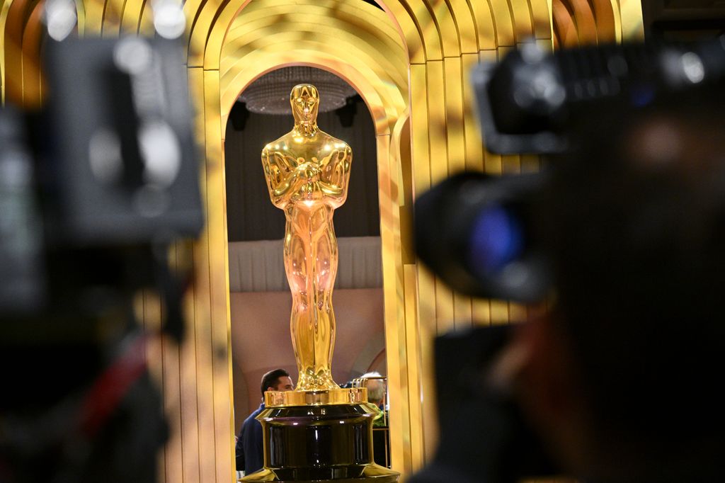 A view of the Oscar Statuette