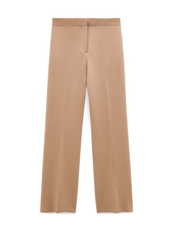 zara pantalon beige