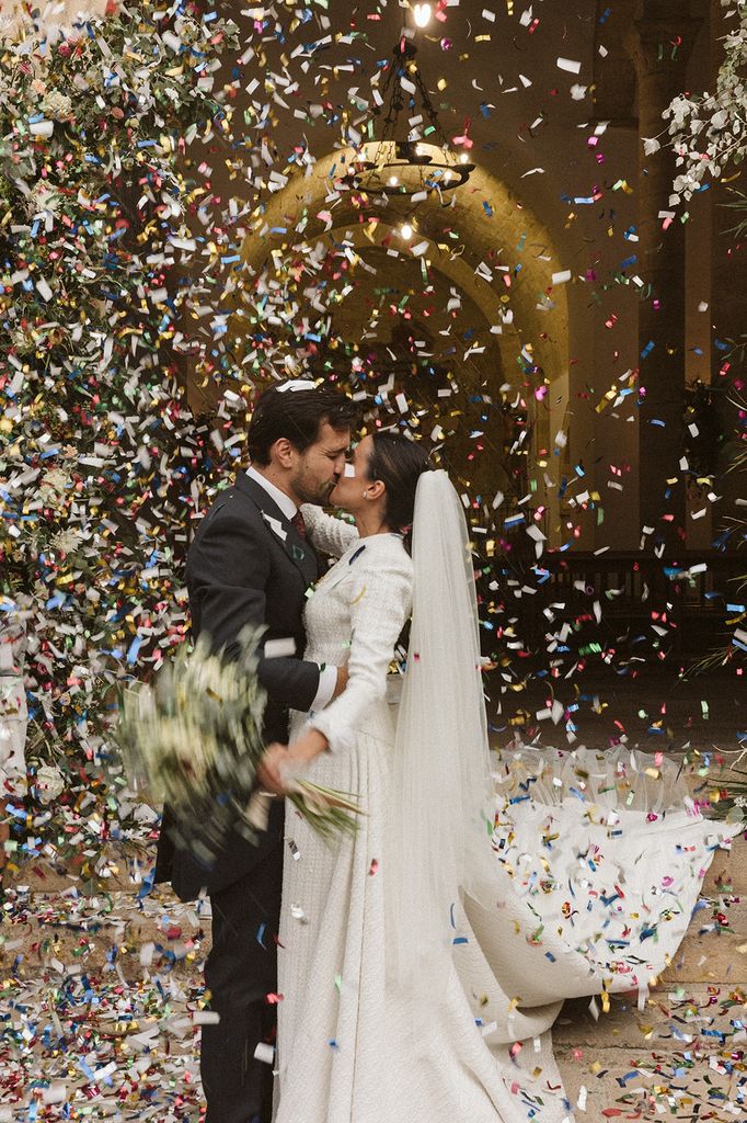 Vestido de novia diseñado por Isabel Hervás